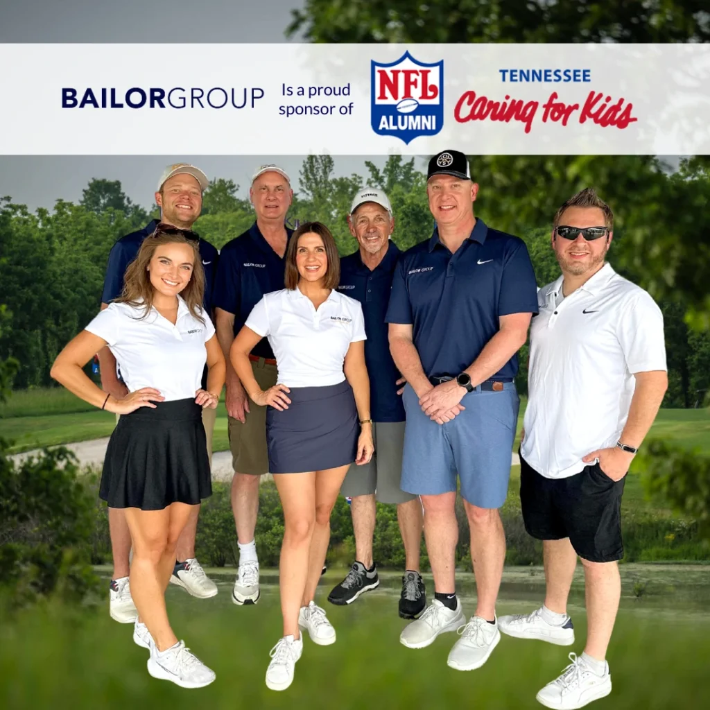 THUMBNAIL AND INTERNAL 2025 Sponsor Bailor Group NFLA Charity Golf Classic